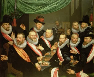 Banquet des officiers et sous-officiers de la Garde civile de San Jorge