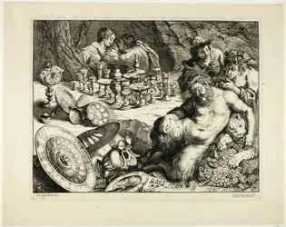Bacchus et Silène Ivre—Le Rêve de Silène