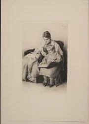 Danois : Mère et enfant
