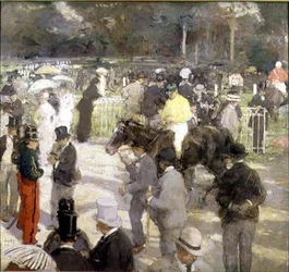 Vue du paddock