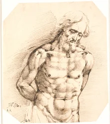 Demi-figure du Christ