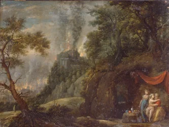 Loth et ses filles, années 1720
