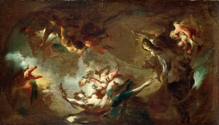 Saint Jean Népomucène (d.1393) emporté au ciel