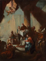 Étude pour "La présentation du Christ au Temple" (pour Saint Ulrich, Vienne)