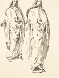 Deux esquisses pour Saint Jean