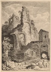 Le vieux palais à Tivoli