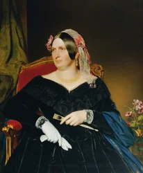 Dame dans un fauteuil