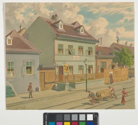 19e arrondissement, Gymnasiumstraße 87 - maison et lieu de décès de Josef Lanner