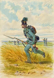 Soldat avec baïonnette