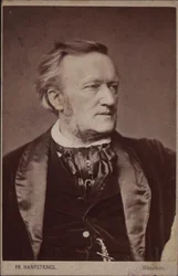 Portrait du compositeur Richard Wagner 1813-1883, avant 1877