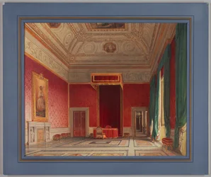 Dessin, Sala del Thorvaldsen, Rome, 1845