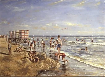 Construction de châteaux de sable