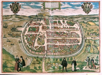 Barth en Poméranie, Allemagne (gravure)