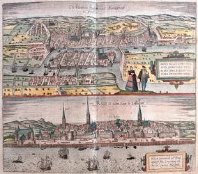 Kaliningrad, Russie - Riga, Lettonie (gravure)