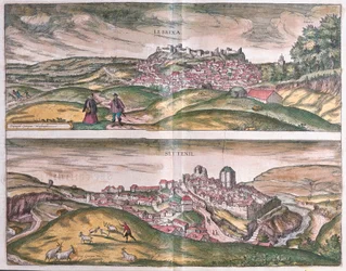 Lebrija et Setenil - Espagne (Gravure)