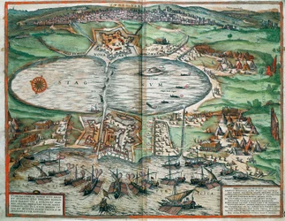 Carte de Tunis, Tunisie