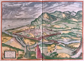 Pesaro, Italie (gravure)