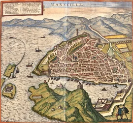 Plan de Marseille, France