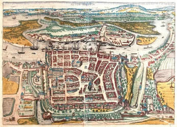 Szczecin, Pologne (gravure)