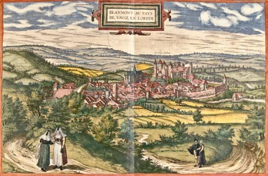 Vue de Blâmont, France