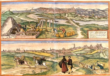 Vues de Conil de la Frontera (Conil) et Xeres (Xeres de la Frontera), Espagne