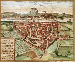 Wurtzbourg - Allemagne (gravure)