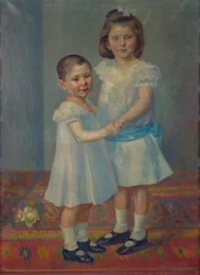 Portrait de deux enfants