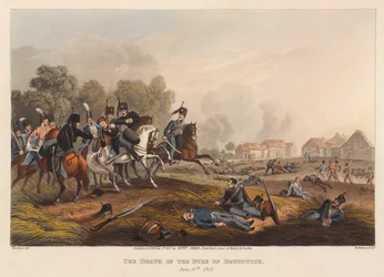 La mort du duc de Brunswick, 15 juin 1815
