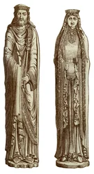 Clovis Ier et Clotilde sa femme, 12e siècle, 1870