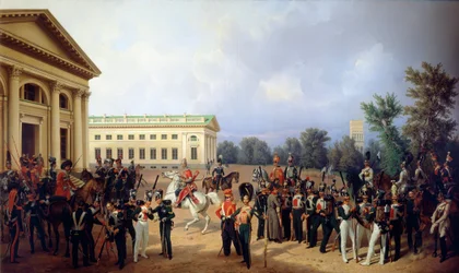 La Garde impériale russe à Tsarskoïe Selo en 1832, 1841