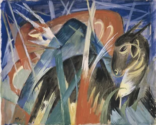 Animaux de fable I Composition avec animaux I, 1913