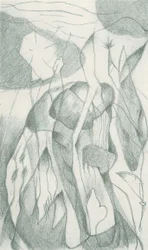Franz Marc - Carnet de croquis pris sur le vif - Feuille 03