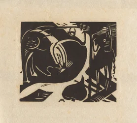Two Mythical Animals (Deux animaux mythiques)