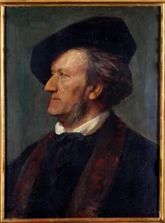 Portrait du compositeur Richard Wagner