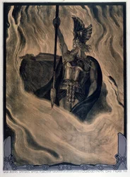 Odin invoquant le feu, vers 1914