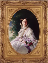 Portrait de la grande-duchesse Olga Nikolaïevna de Russie 1822-1892, reine de Wurtemberg, 1856