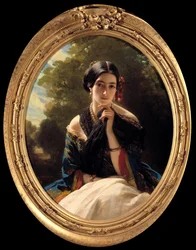 Portrait de la Princesse de Sayn Wittgenstein Sayn
