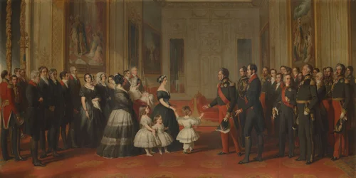 Réception de Louis-Philippe, roi des Français, au château de Windsor, 8 octobre 1844