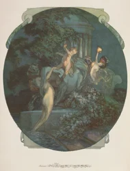 Centaure, nymphes et Cupidon