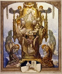 Illustration de la Divine Comédie de Dante, Paradis, Chant VIII