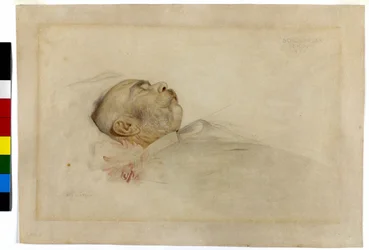 François-Joseph Ier sur son lit de mort