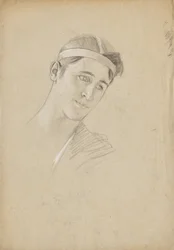 Étude de tête pour Achille