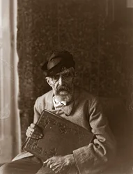 Portrait du peintre italien Domenico Morelli (1826-1901)