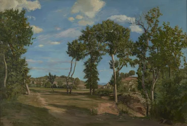 Paysage près de la rivière Lez