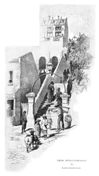 De Woolloomooloo à Darlinghurst, Sydney, Nouvelle-Galles du Sud, Australie, 1886