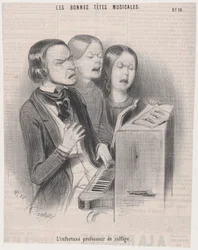 Le Malheureux Professeur de Théorie Musicale, 1840