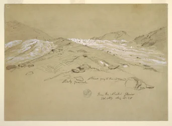 Dessin, glacier d