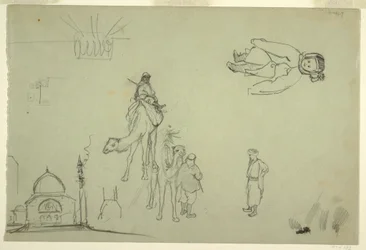Dessin, architecture et figure, 1868