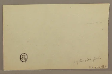 Dessin, étude de nuages, années 1860