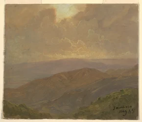 Dessin, ciel nuageux, août 1865